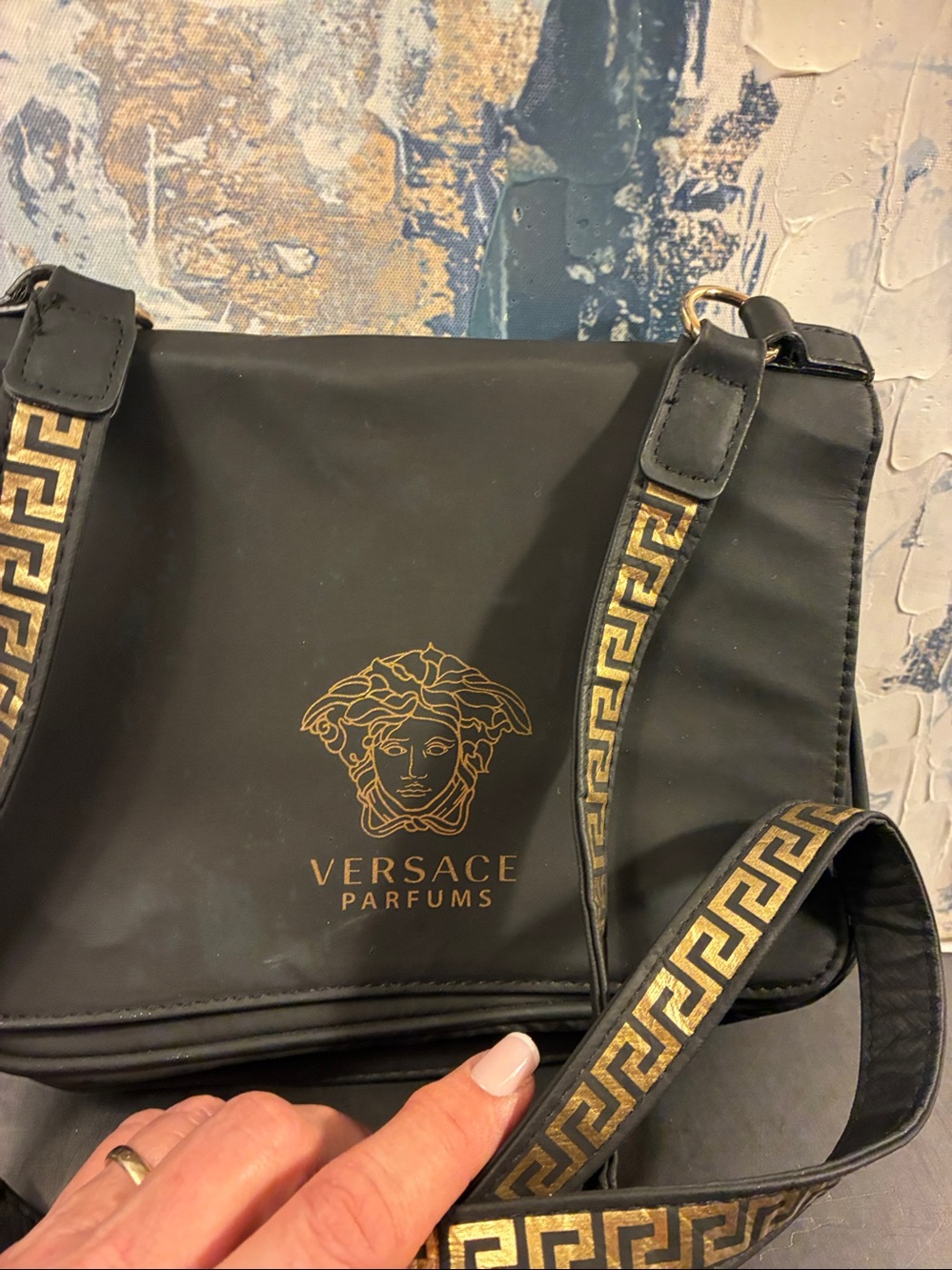 Genuine Versace Promotional Parfum  Medusa Logo Shoulder Bag